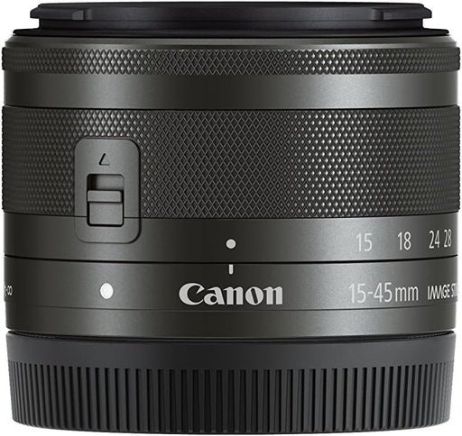 Canon EF-M 15-45mm F3.5-6.3 IS STM (Retail Pack, Black) - 1