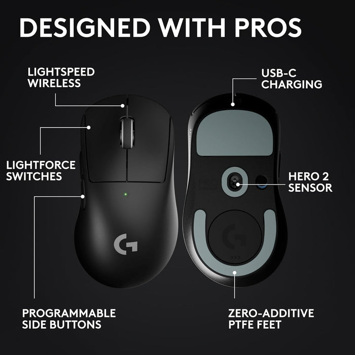 Logitech G PRO X Superlight 2 Wireless Gaming Mouse - Ultra-Lightweight Performance - Image 6