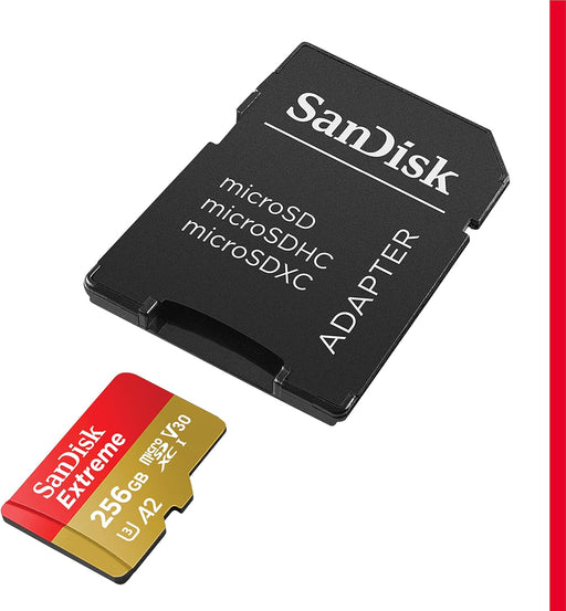 SanDisk microSDXC Extreme 256GB - High-Speed Memory Card SDSQXAV-256G-GN6MN - Image 2