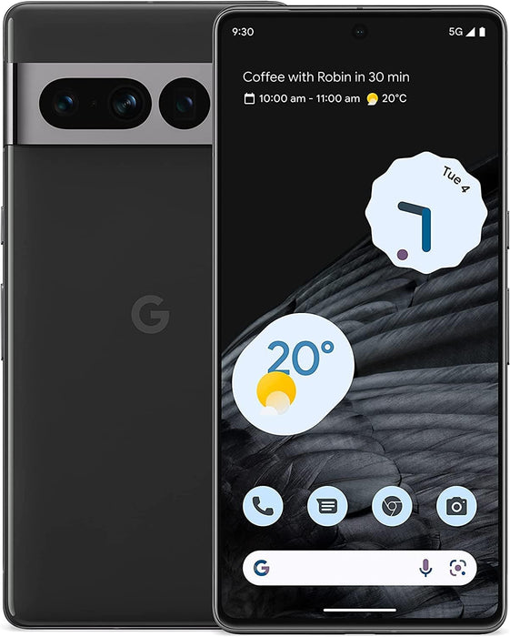 Google Pixel 7 Pro Smartphone - 128GB Storage, 12GB RAM, Obsidian Color - Image 1