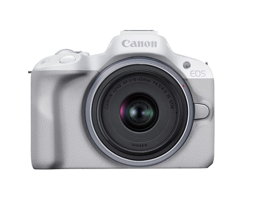 Canon EOS R50 Kit with (RF 18-45mm) (White) - 1
