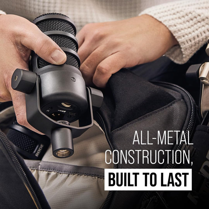 Rode PodMic USB Dynamic Broadcast Microphone - Versatile Black Model - Image 3