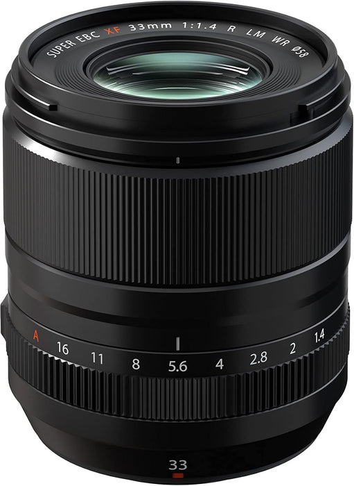 Fujifilm X Replacement Lens - Fujinon F XF33MMF1.4 R LM WR - Black - Image 1