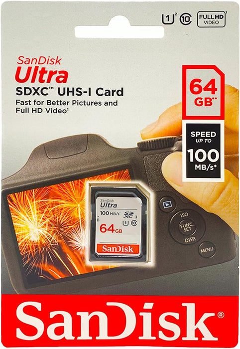 SanDisk Ultra SD UHS-I Memory Card - 64GB High-Speed Storage SDSDUNR-064G - Image 3