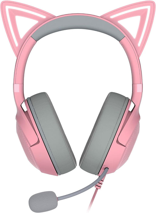 Razer Kraken Kitty V2 Chroma RGB Headphones - Quartz Gaming Headset - Image 1