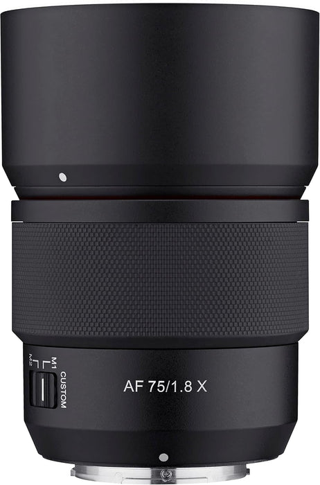 Samyang AF 75mm F/1.8 Lens - Compact and Lightweight for Fuji X Cameras - Image 2