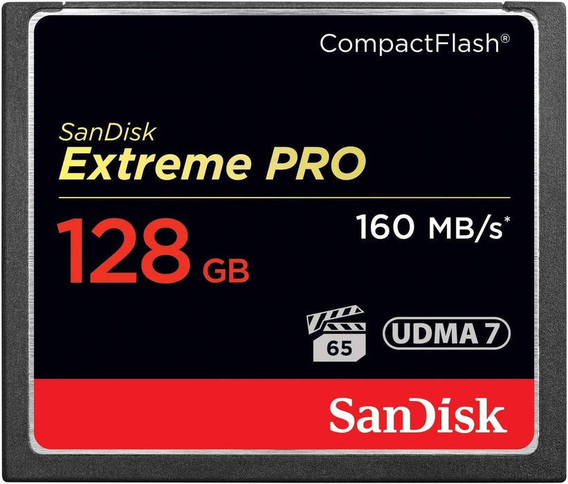 SanDisk Extreme Pro CompactFlash Card - 128GB High-Speed Memory (SDCFXPS-128G-X46) - Image 1