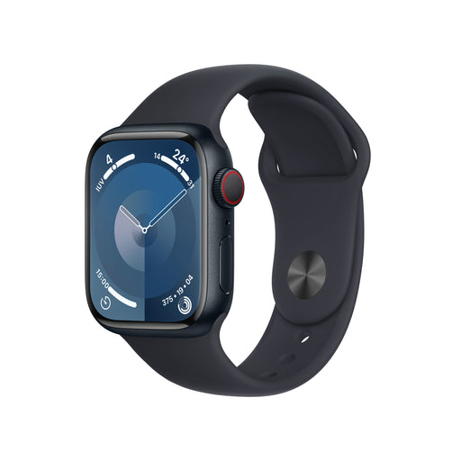 Apple Watch Series 9 Mrhn3ql/a 41mm Midnight Aluminium Case With Midnight Sport Band M/l Cellul - 1