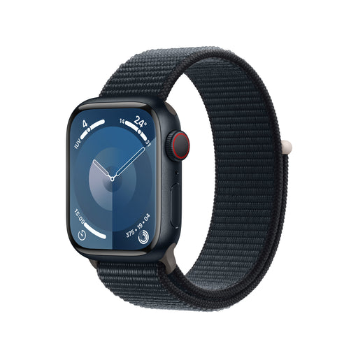 Apple Watch Series 9 Mrhu3ql/a 41mm Midnight Aluminium Case With Midnight Sport Loop Cellular - 1