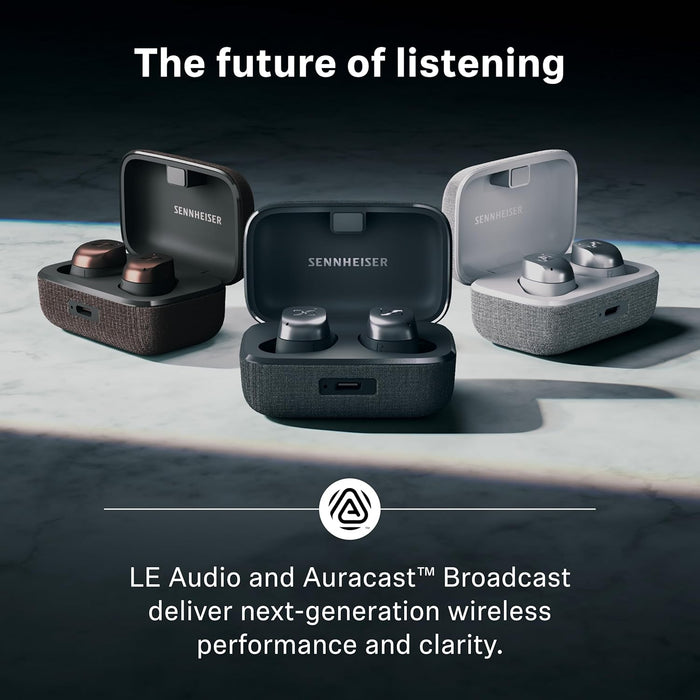 Sennheiser Momentum True Wireless 4 In-Ear Headphones - Noise-Canceling Black Graphite - Image 8