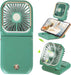 ITFIT 2-in-1 Handheld Fan with Holder - Portable Cooling Solution (ITFITF14) Green - Image 1
