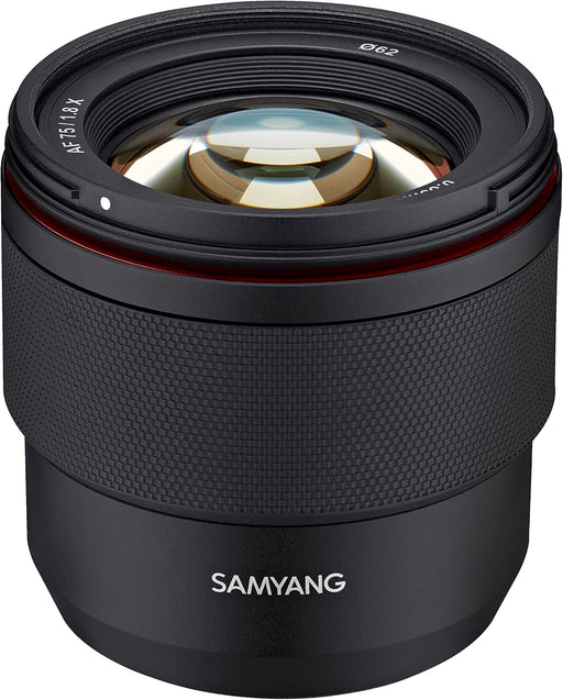 Samyang AF 75mm F/1.8 Lens - Compact and Lightweight for Fuji X Cameras - Image 1
