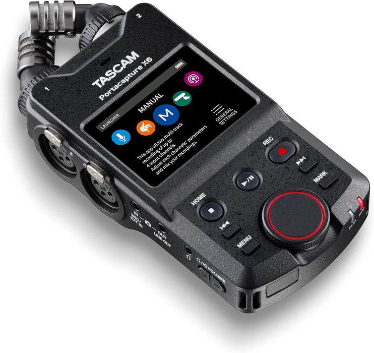 Tascam Portacapture X6 Multitrack Recorder - 6-Track Recording with Touchscreen - Image 1