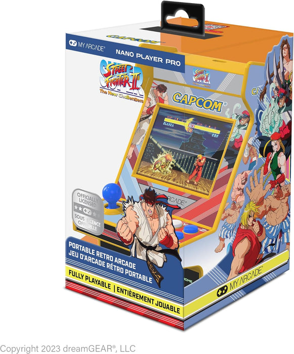 My Arcade Nano Player Pro Super Street Fighter 2 2 Games Dgunl-4184 - 5