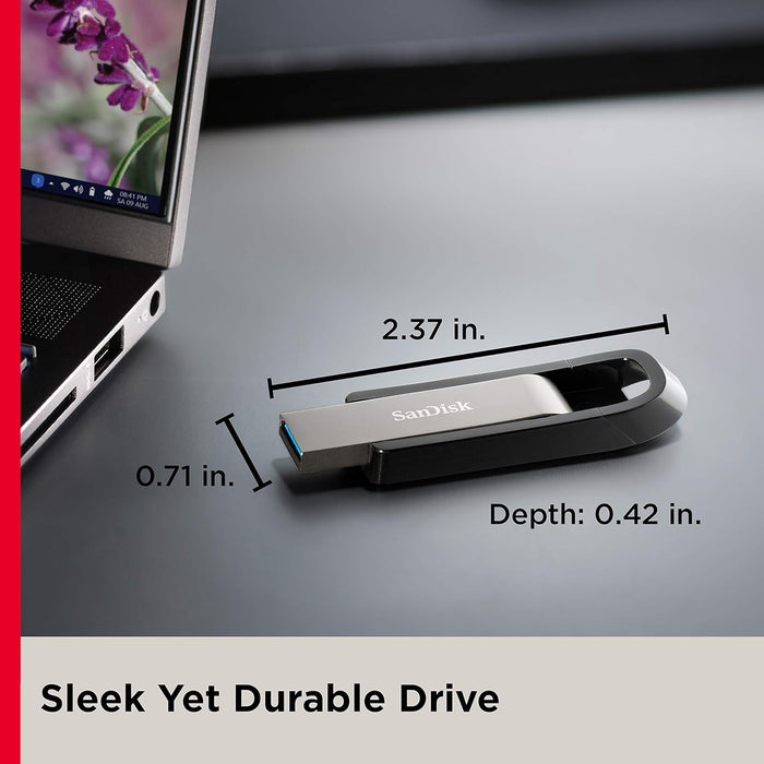 SanDisk Extreme Go USB Flash Drive - 256GB High-Speed Storage SDCZ810-256G-G46 - Image 2