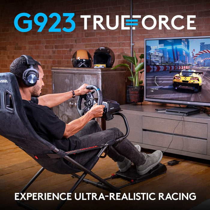 Logitech G923 Racing Wheel - High-Performance Gaming Wheel for PS5, PS4 & PC - Image 2