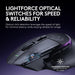 Logitech G502 X Plus Lightspeed Wireless Optical Mouse - Black - Image 5