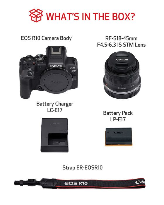 Canon EOS R10 Kit with 18-45mm - 8