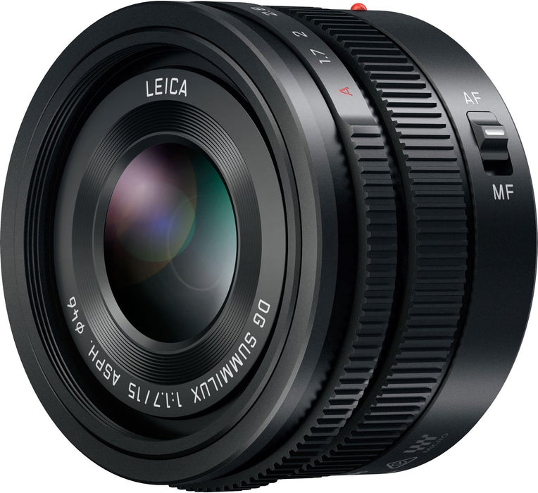 Panasonic LEICA DG SUMMILUX 15mm F1.7 ASPH Lens - Compact High-Performance Lens - Image 1