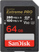 SanDisk Extreme Pro SDXC UHS-II Memory Card - 64GB High-Speed Storage - Image 1