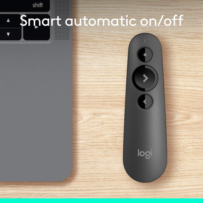 Logitech R500S Wireless Laser Presentation Remote - Grey - Image 9