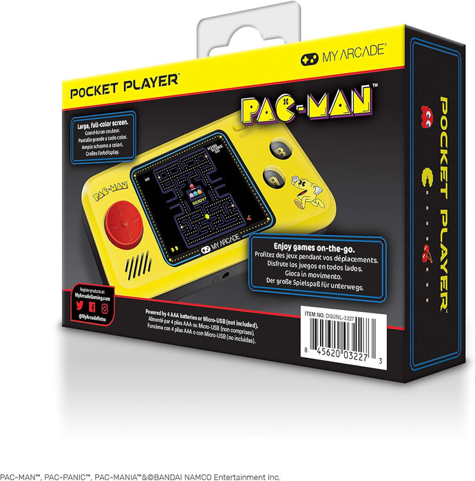My Arcade Pocket Player Pacman 3 Games Dgunl-3227 - 3
