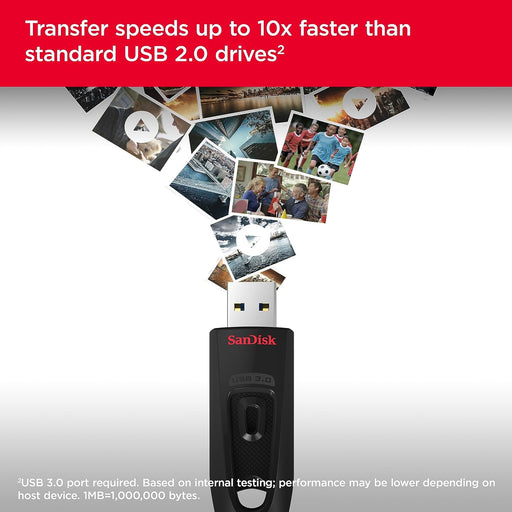 SanDisk Ultra Shift 3.0 USB Flash Drive - 512GB High-Speed Storage - Image 2