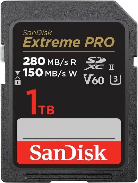 SanDisk Extreme Pro SDXC UHS-II 1TB Memory Card - High-Speed Performance - Image 1