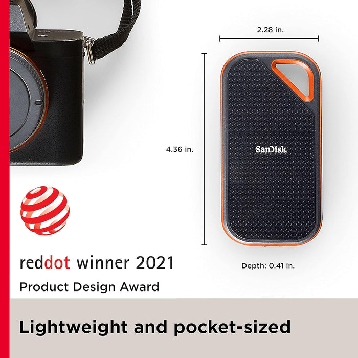 SanDisk Extreme Pro Portable SSD V2 - 4TB High-Speed Storage Solution - Image 3