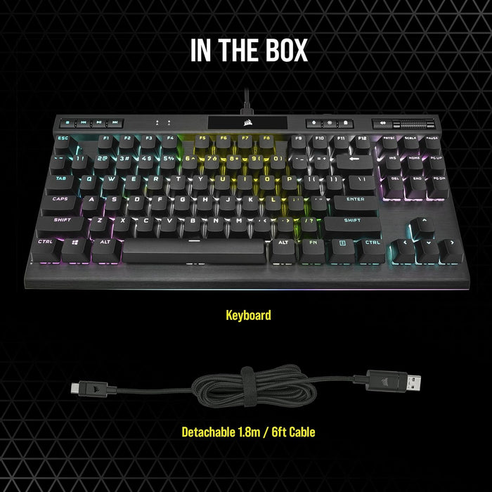 Corsair K70 RGB TKL Champion Series Keyboard - Mechanical Gaming Keyboard - Image 9