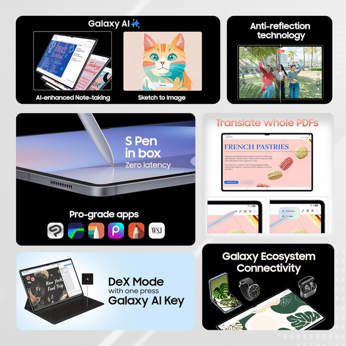 Samsung Galaxy Tab S10 Ultra 5G - 256GB Tablet with 12GB RAM in Platinum Silver - Image 3