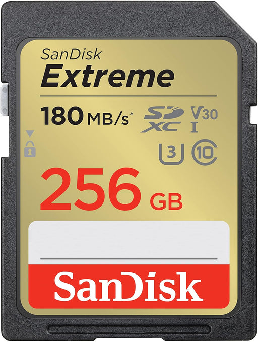 SanDisk SD Extreme Class 10 UHS-I Memory Card - 256GB SDSDXVV-256G-GNCIN - Image 1