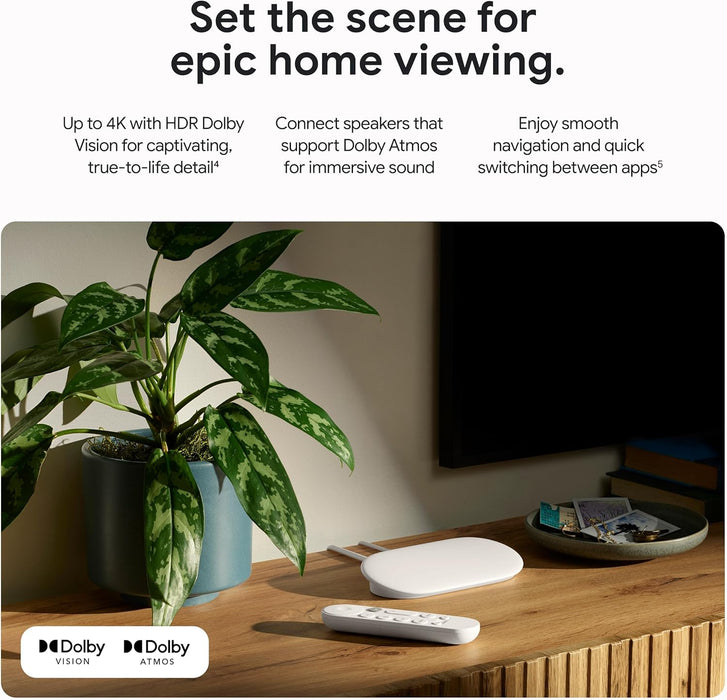 Google TV Streamer 4K - Ultimate Streaming Device in Porcelain - Image 3