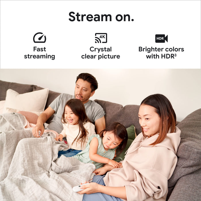 Google Chromecast With Google TV (4K) (Snow, GA01919) - 8