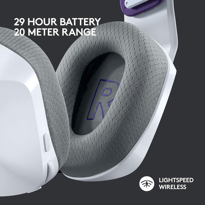 Logitech G733 Lightspeed Wireless RGB Gaming Headset - White Model 981-000886 - Image 3
