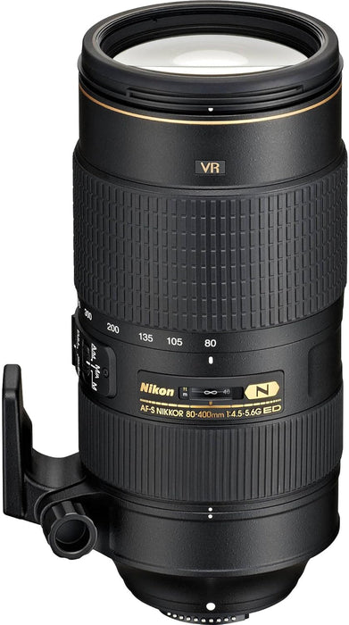Nikon AF-S 80-400mm f/4.5-5.6G ED VR Lens - Versatile Telephoto Zoom Lens - Image 1