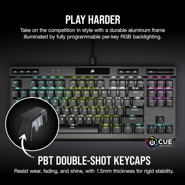 Corsair K70 RGB TKL Champion Series Keyboard - Mechanical Gaming Keyboard - Image 7