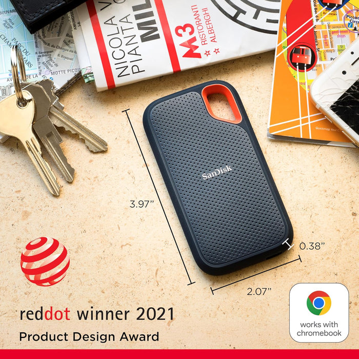 SanDisk Extreme Portable SSD V2 - 4TB High-Speed External Storage - Image 2