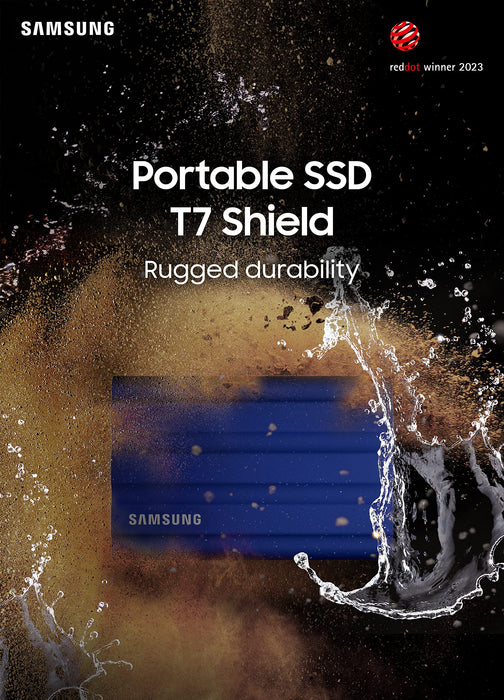 Samsung Portable SSD T7 Shield (1TB, Black, MU-PE1T0S) - 3