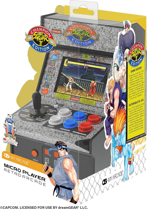 My Arcade Micro Player Street Fighter 2 Dgunl-3283 - 9