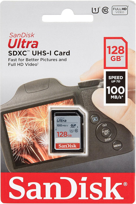 SanDisk Ultra SD UHS-I 128GB Memory Card - High-Speed Storage Solution - Image 3