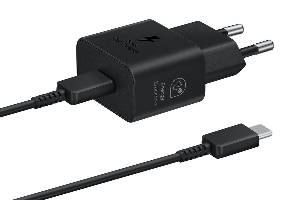 Samsung Quick Charger USB C 25w With Data Cable Black T2510xbe - 3