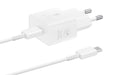 Samsung Quick Charger USB C 25w With Data Cable White T2510xwe - 4