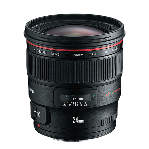 Canon EF 24mm f/1.4L II USM Autofocus Lens - Professional Wide-Angle Lens - Image 2