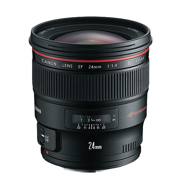Canon EF 24mm f/1.4L II USM Autofocus Lens - Professional Wide-Angle Lens - Image 2