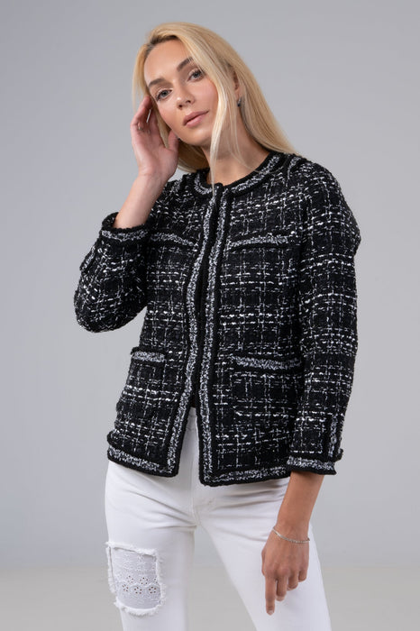 REGAL TWEED BLACK & WHITE JACKET