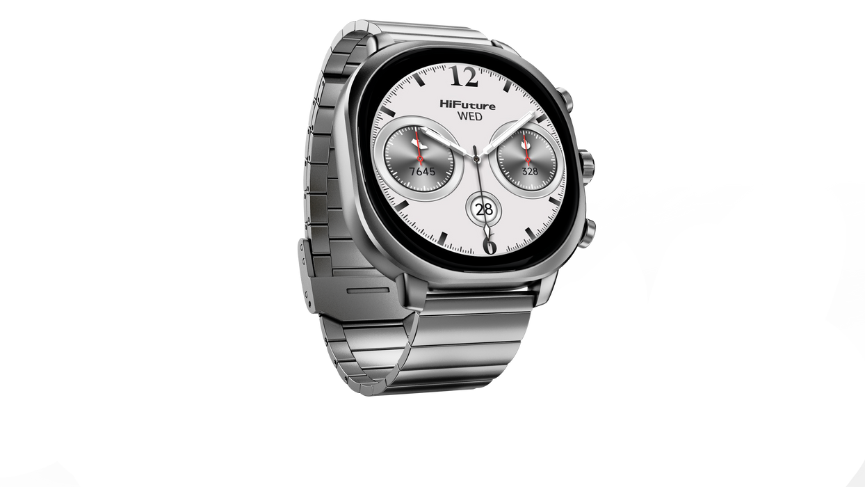 Hifuture Aix Luxury Smartwatch Stainless Steel Silver Aix-Silver - 1