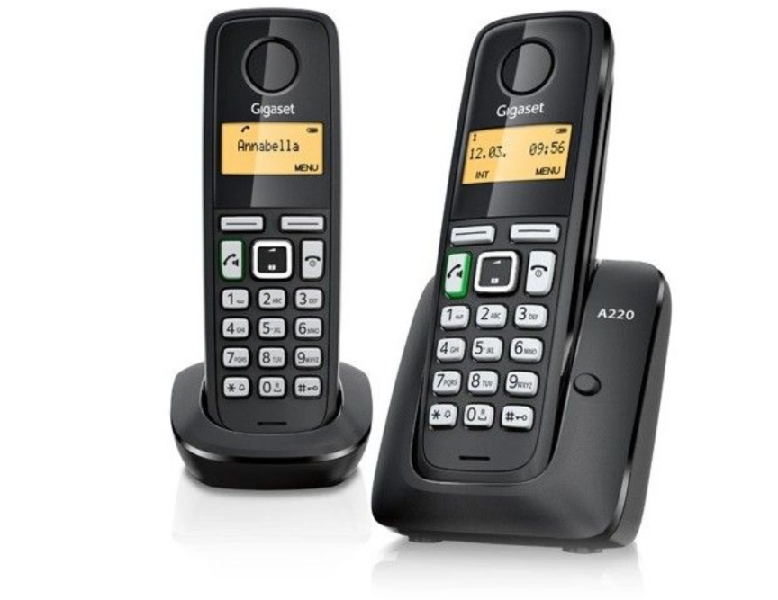 Gigaset Wireless Phone A270 Duo Black (L36852-H2812-D201) - 3