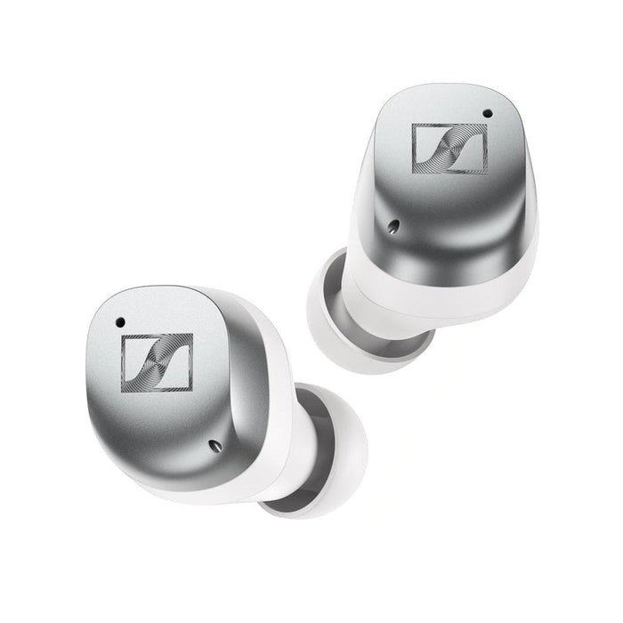 Sennheiser Momentum True Wireless 4 In-Ear Headphones - Noise-Canceling (White Silver) - Image 2