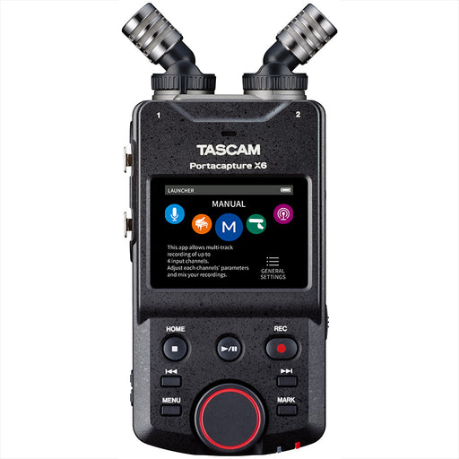 Tascam Portacapture X6 Multitrack Recorder - 6-Track Recording with Touchscreen - Image 2